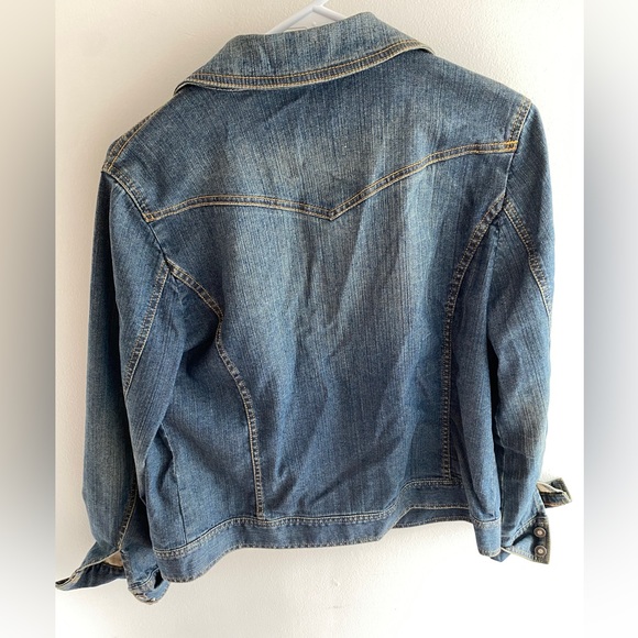 Liz Claiborne, SZ small Blue Jean jacket, 2 front pockets and two side pockets - Picture 4 of 16